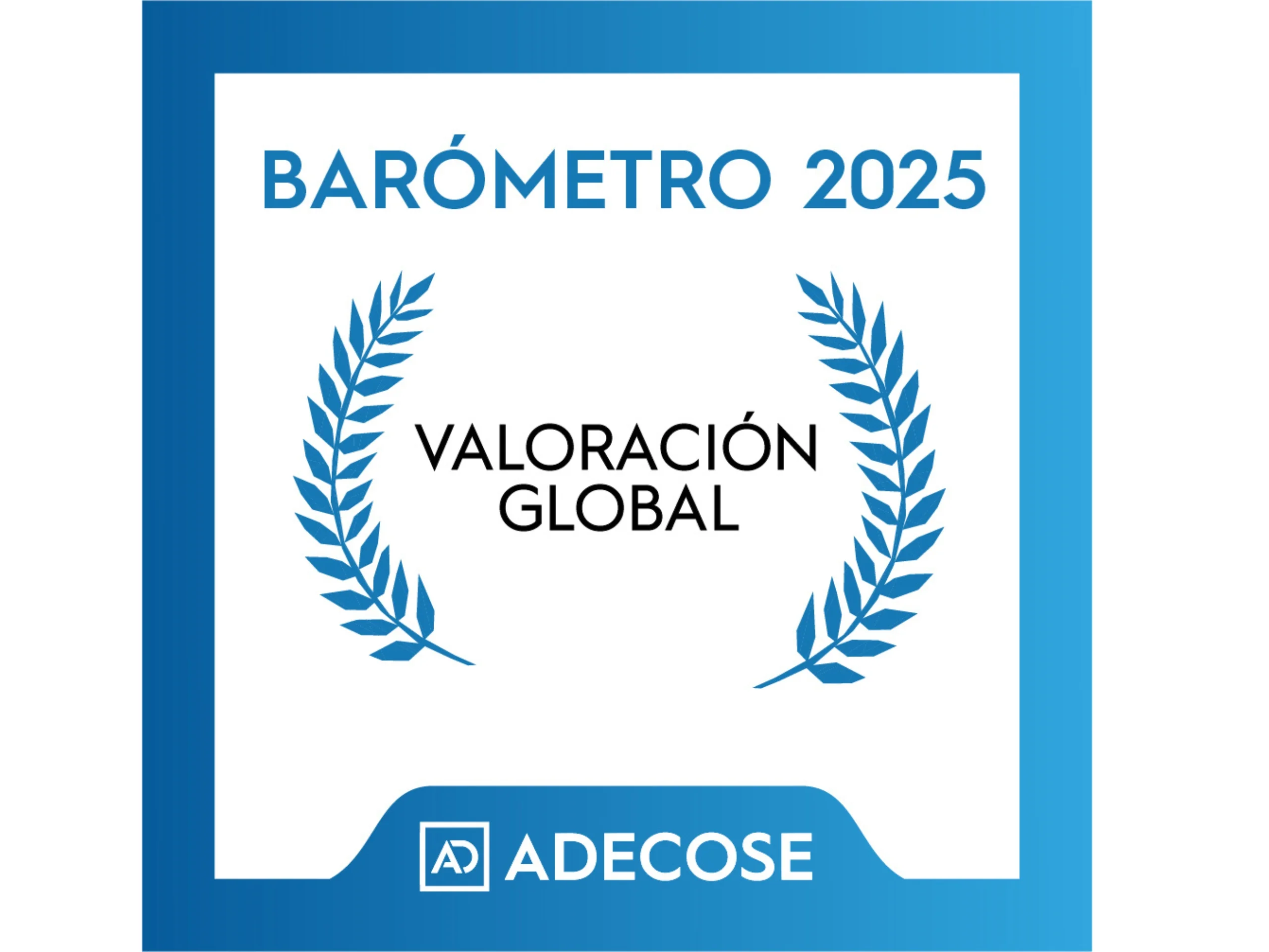 Sello ADECOSE 2025 Satisfacción global con la calidad del servicio
