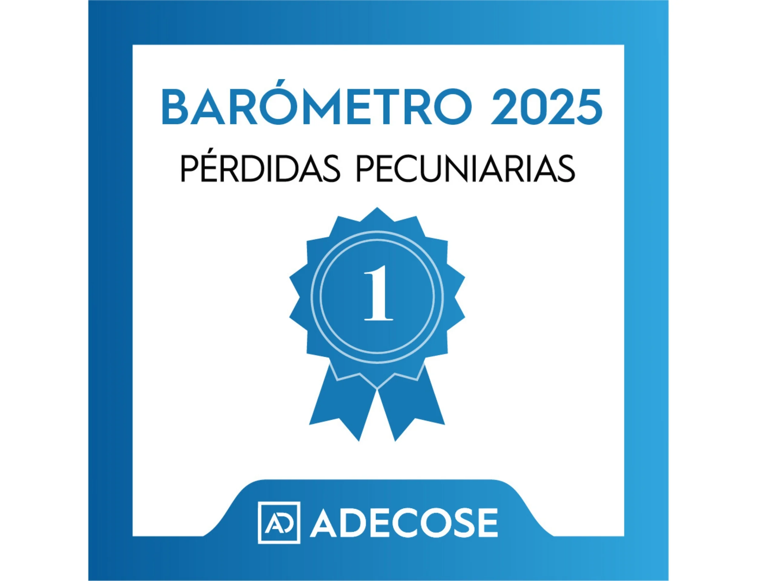 Sello ADECOSE mejor compañía Pérdidas Pecuniarias