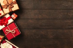 Conjunto de regalos de Navidad