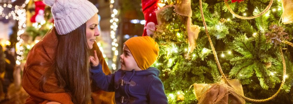 Seguridad infantil en aglomeraciones navideñas