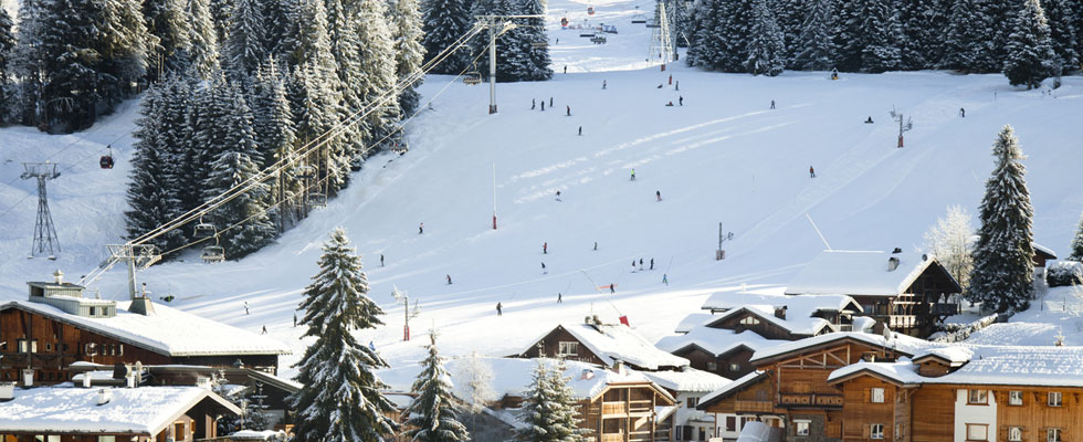 Esquiar en  los Alpes franceses