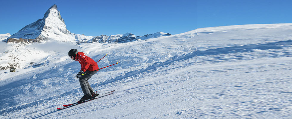 Esquiar en los Alpes suizos