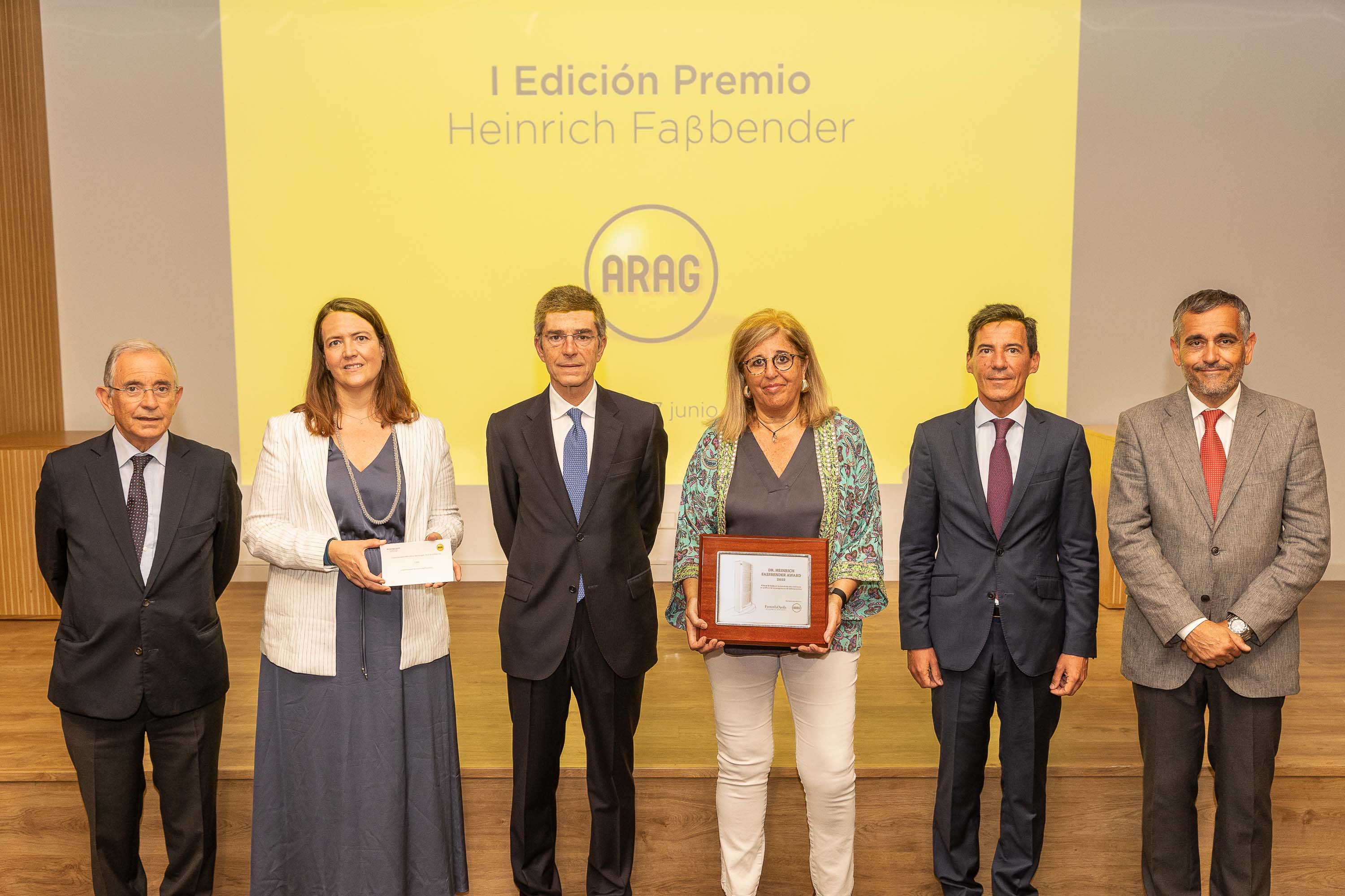 primer Heinrich Fassbender Award ARAG concede el primer Heinrich Fassbender Award a Ferrer&Ojeda